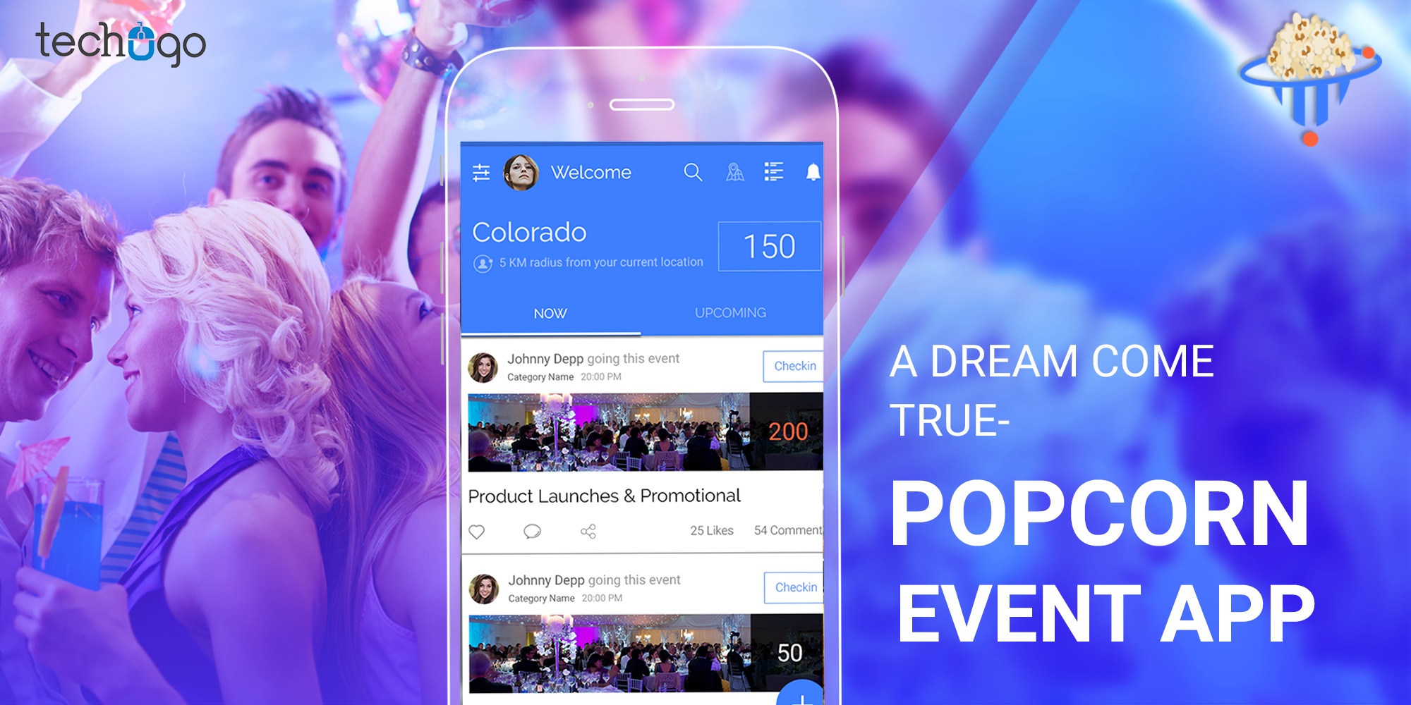 A Dream Come True – Popcorn Event App