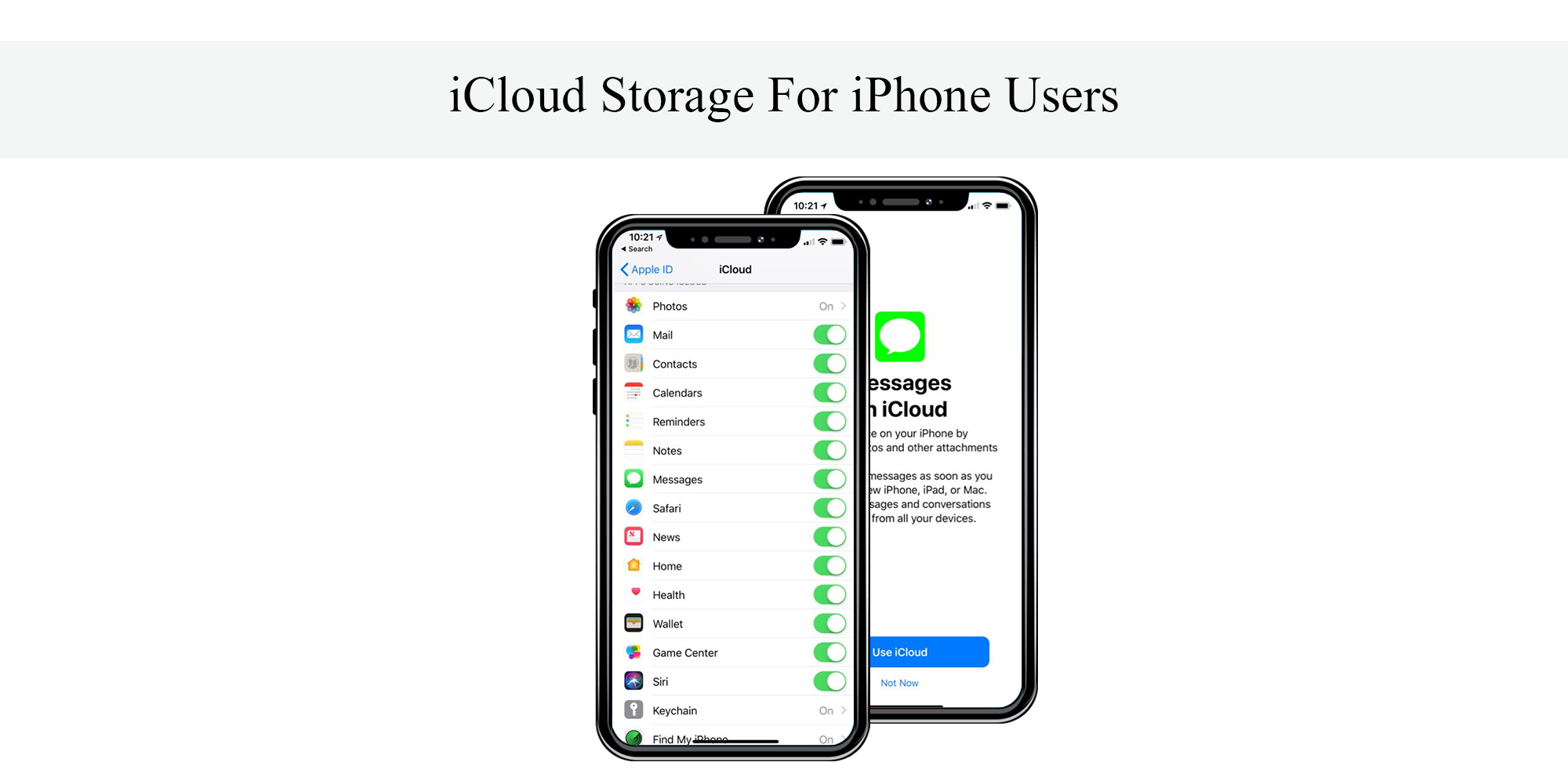 iCloud Storage For iPhone Users