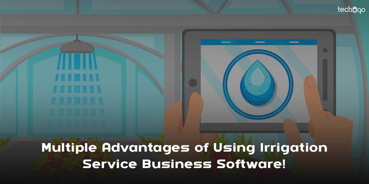 Irrigation service business software