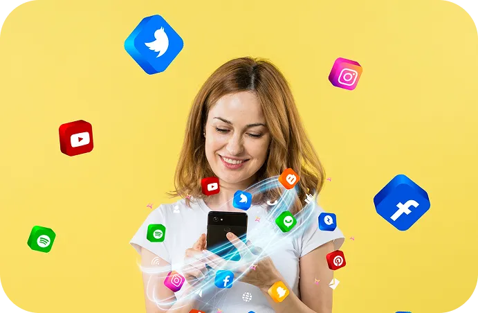 Social Media App Mockup