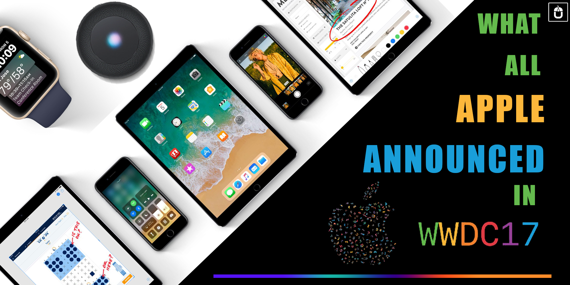 WHAT ALL APPLE ANNOUNCED IN WWDC 2017