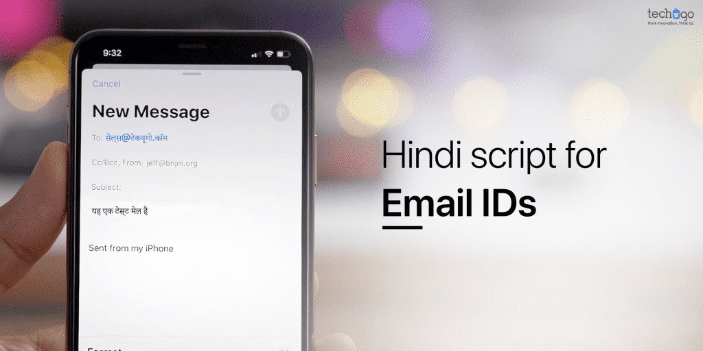 Hindi script for Email IDs