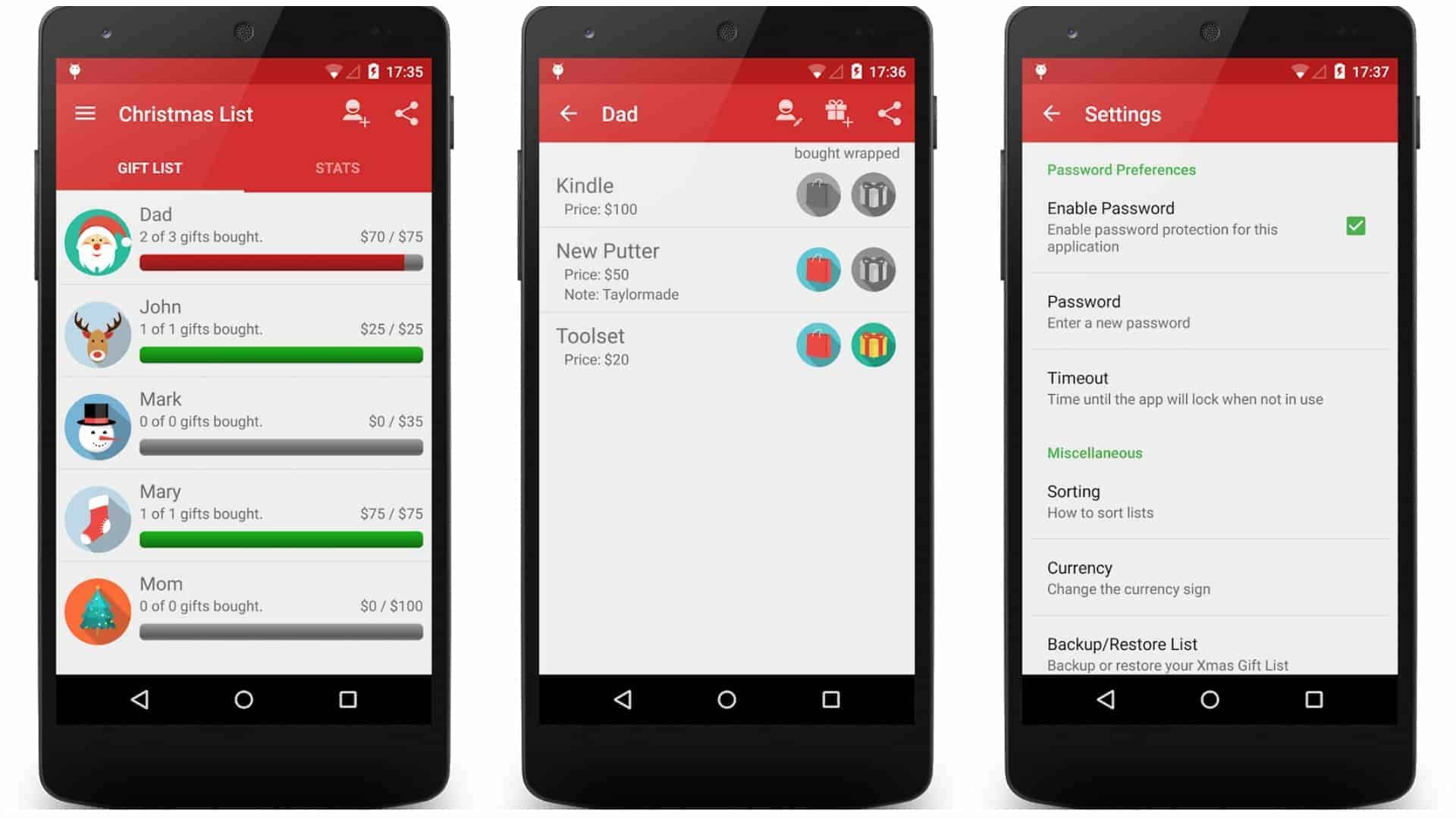 Christmas Gift List Tracker1