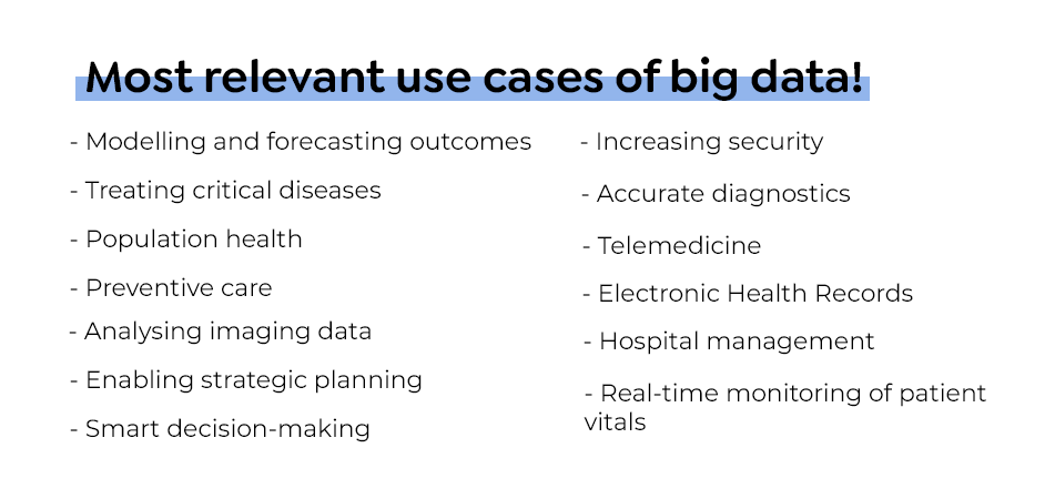 Most Relevant Use Cases of Big Data Big Data
