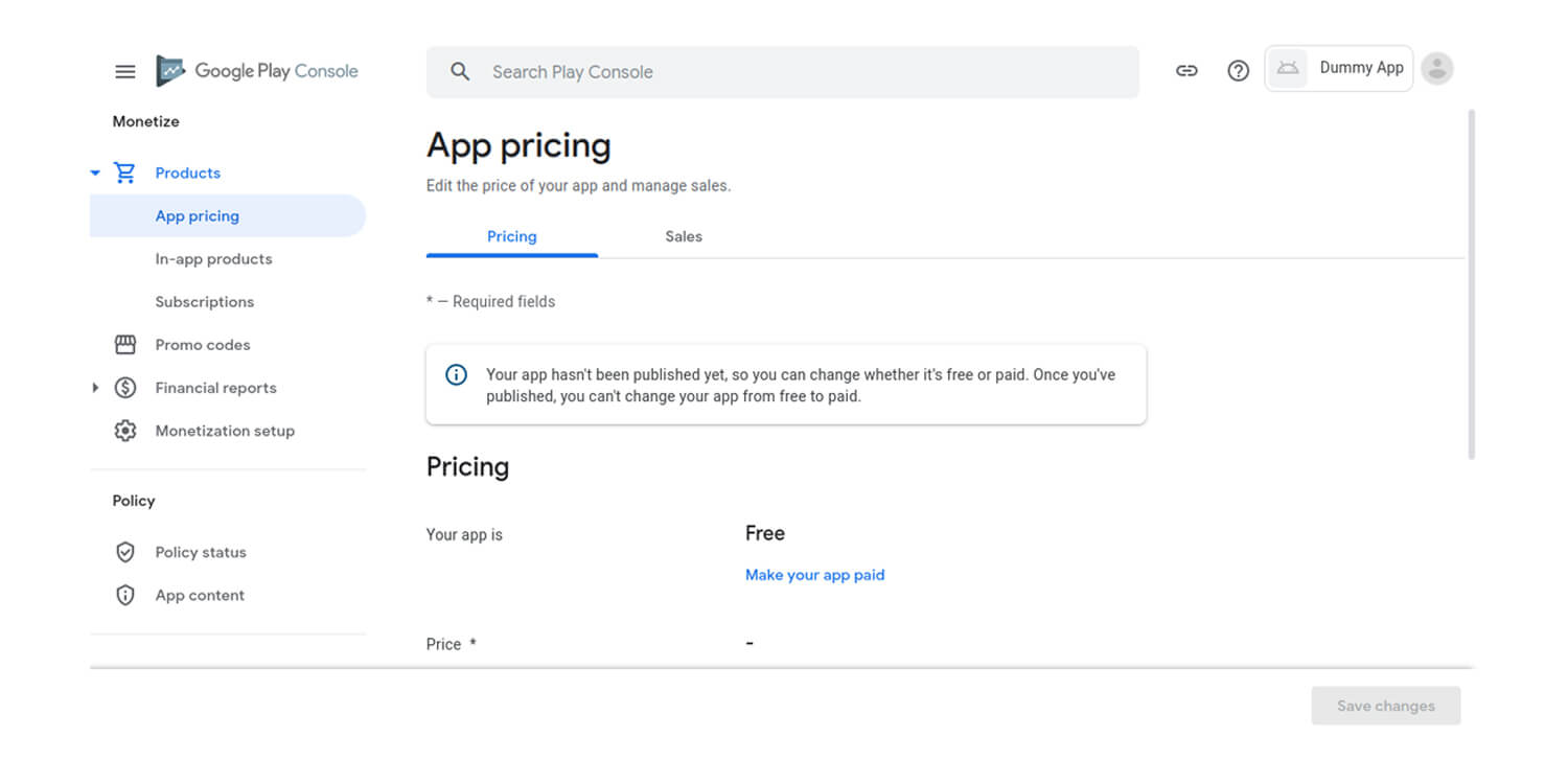 App pricing and distribution App pricing