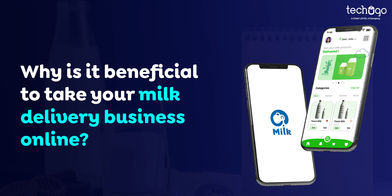 Why is it beneficial to take your milk delivery business online?