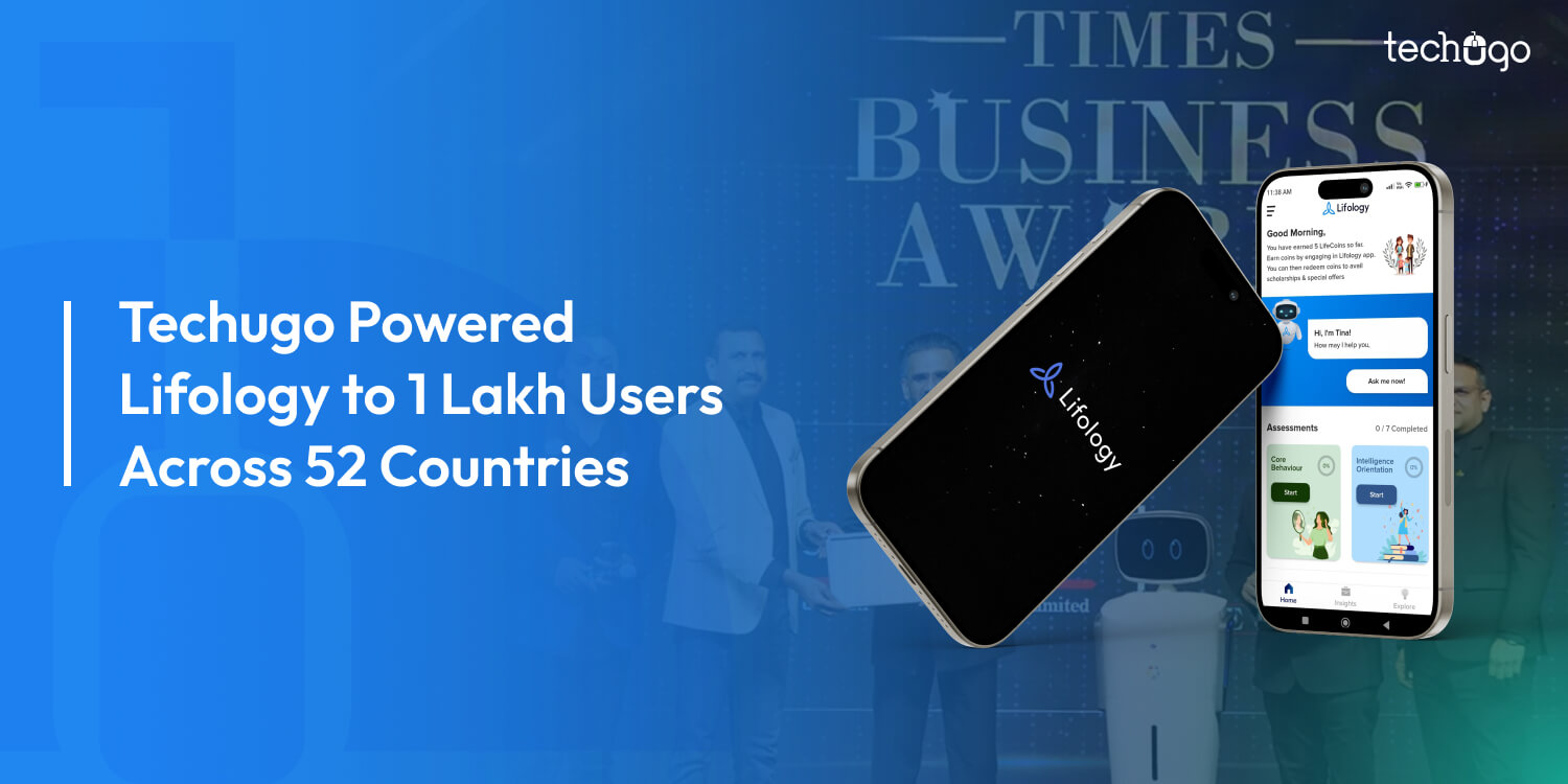 Techugo Powered Lifology to 1 Lakh Users Across 52 Countries
