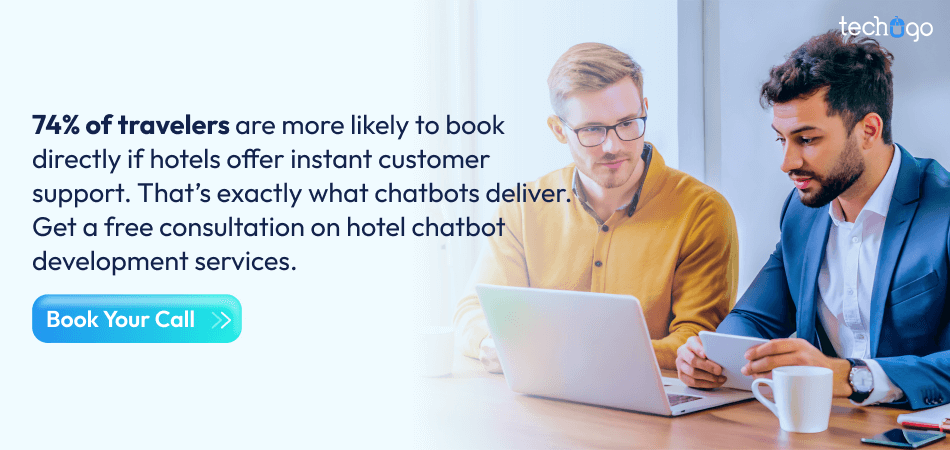 hotel chatbot development