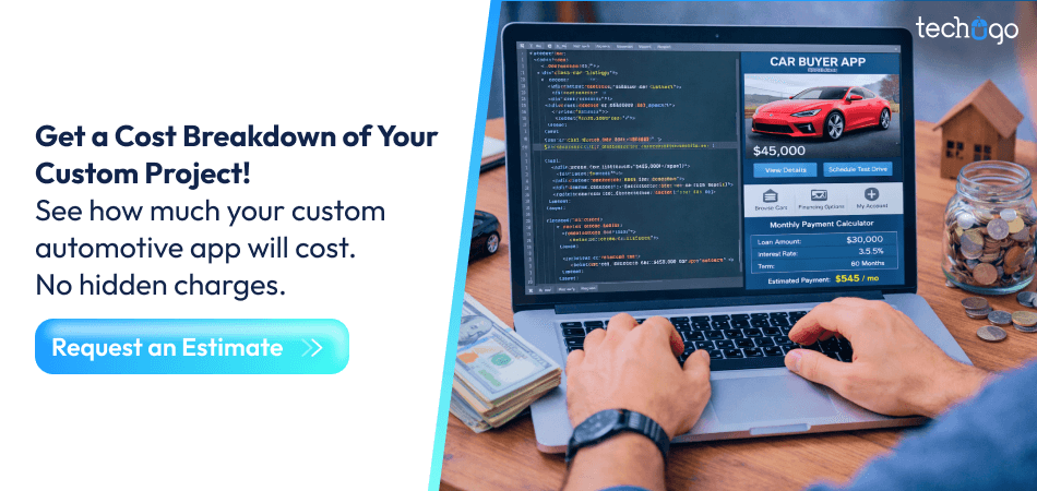 automotive app cost