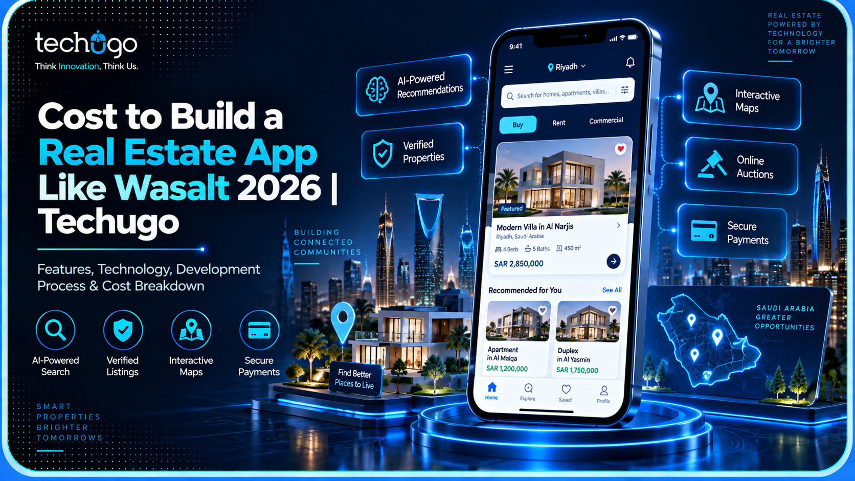 How Much Does it Cost to Build a Real Estate App Like Wasalt?