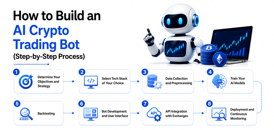 How to Build an AI Crypto Trading Bot (Step-by-Step Process)