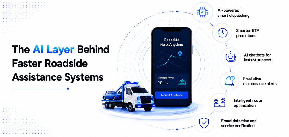 The AI Layer Behind Faster Roadside Assistance Systems AI-powered smart dispatching