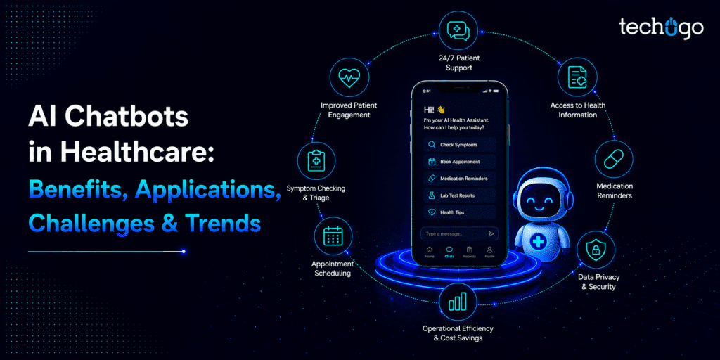 AI Chatbots in Healthcare: Benefits, Applications, Challenges & Trends