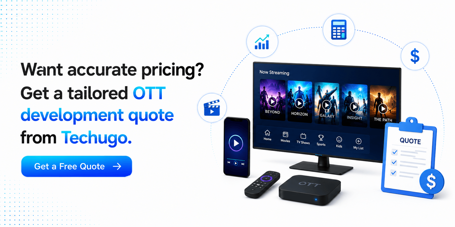 OTT development price