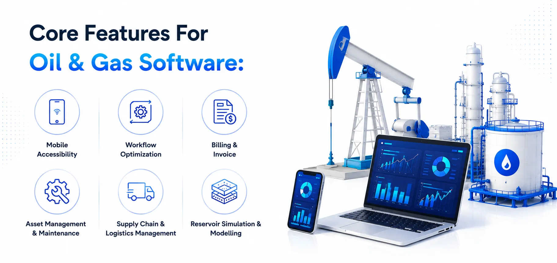 oil and gas software development services​ 